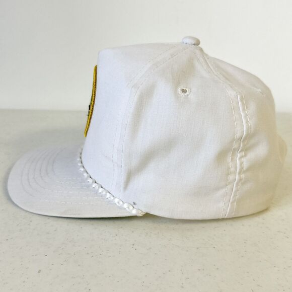 Vintage Ducks Unlimited Hat White‎ Rope Snapback Cap DU Double Duck Heads - Picture 4 of 7